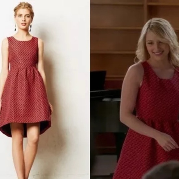 Anthropologie Geojacquard Dress By Lili Wang for Lilis Closet, Seen on TV - Picture 2 of 14